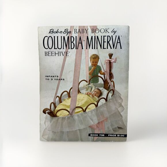 Rock a Bye Baby Book Columbia Minerva Beehive Infant 3 Years Knitting Patterns - Picture 1 of 12